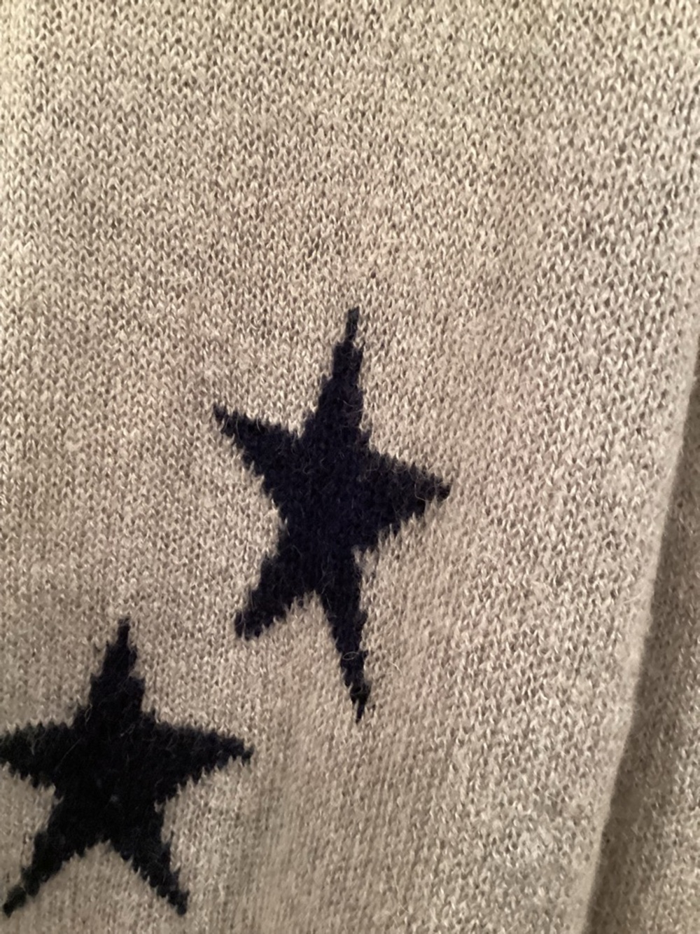 RAILS Percy Crew Neck Sweater Oversized, Navy Star Pattern - Picture 3 of 7